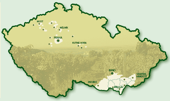 Vinařské oblasti Čech, Moravy a Slezska